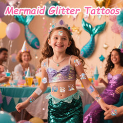 Tatuajes destellos Garsellen mariposa para niñas, perfectos para manualidades.