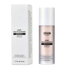 GASHINA STORY Atomy Healthy Glow Base on-face demonstrates subtle luminosity for daily wear.