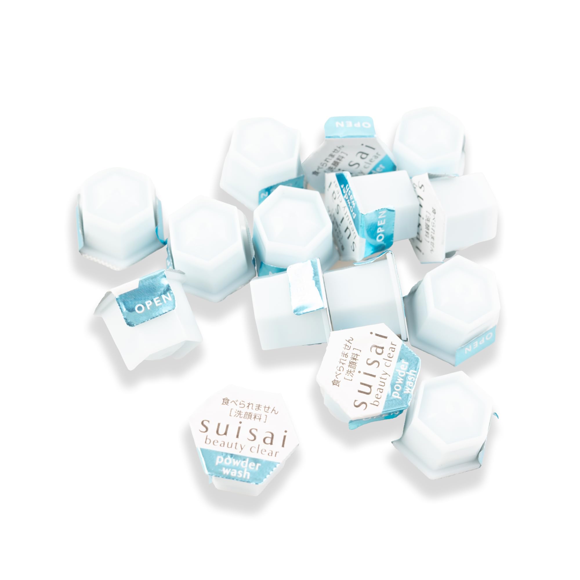 Kane-bo Sui-sai Beauty Clear Powder Face Wash contains Ethyl Glucoside and Sodium Hyaluronate for hydration.