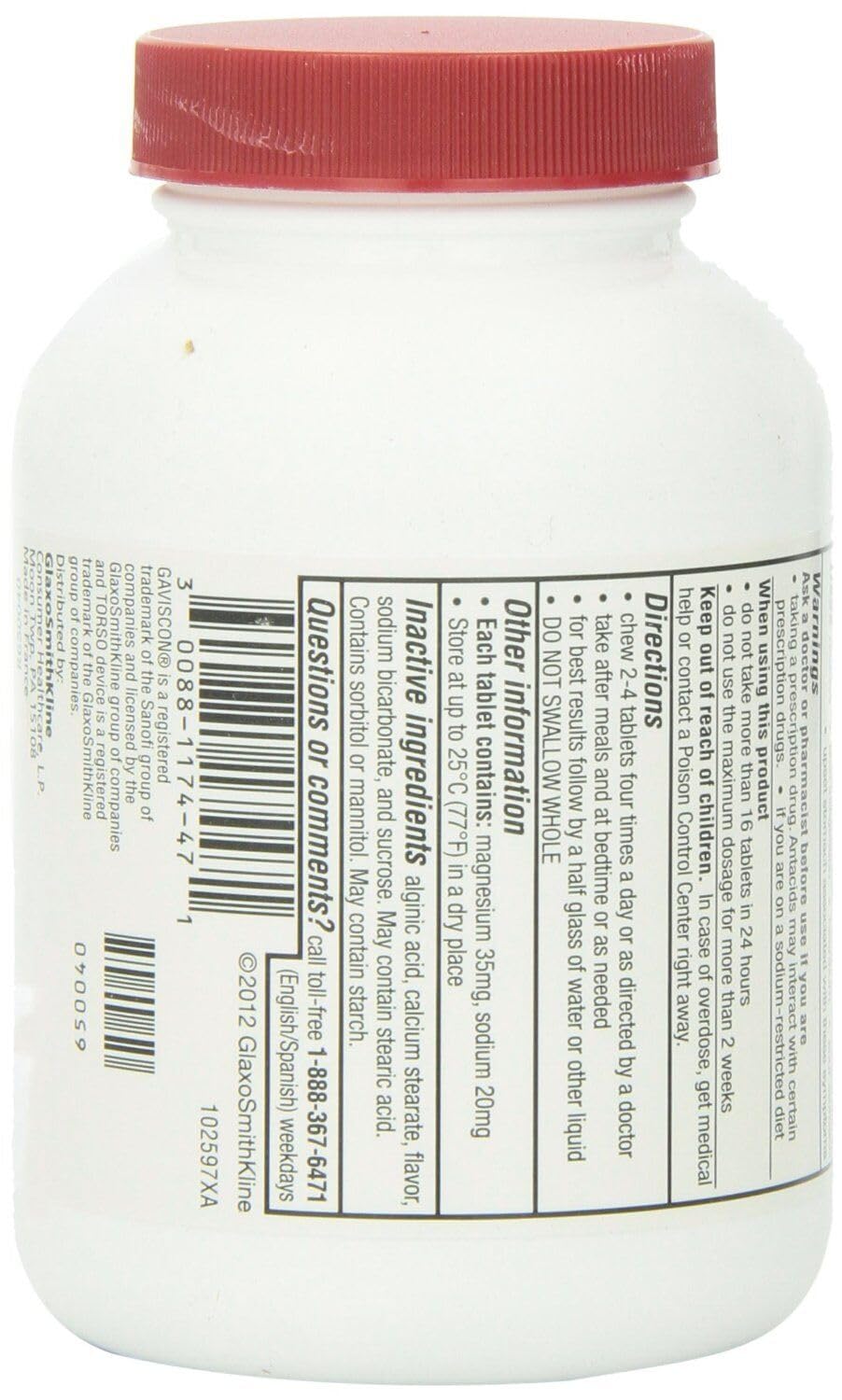 Gaviscon tablets-on-hand image highlights discreet relief option anywhere.