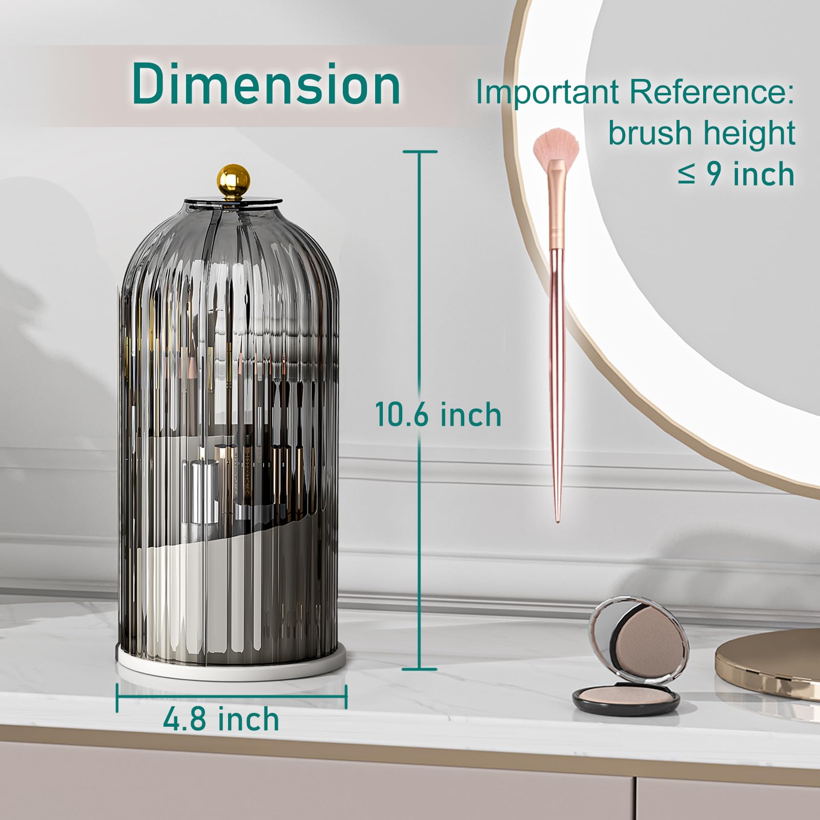 GAXmi 360° rotating base lets you reach tools with a simple spin.