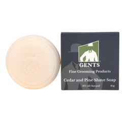 G.B.S GENTS jabón cedro-pino con espuma densa para afeitado suave