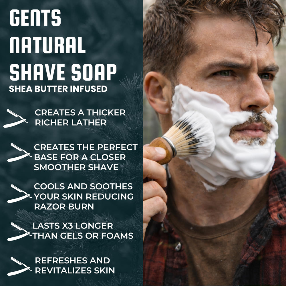G.B.S GENTS jabon natural cedro pino