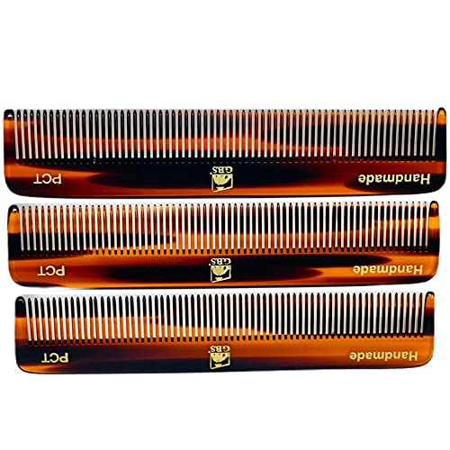 G.B.S GENTS PCT anti-static comb reduces static during styling with premium feel.