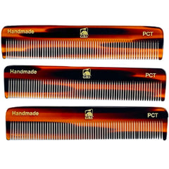 G.B.S GENTS PCT 5-Inch fine-tooth comb with tortoise-shell finish for precise grooming on the go.