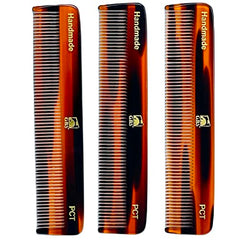 G.B.S GENTS PCT handmade cellulose acetate comb highlighting craftsmanship and anti-static durability.