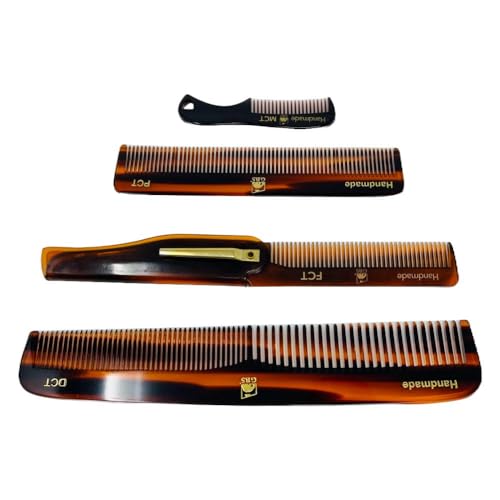 G.B.S tortoise shell pocket comb ready for on-the-go grooming