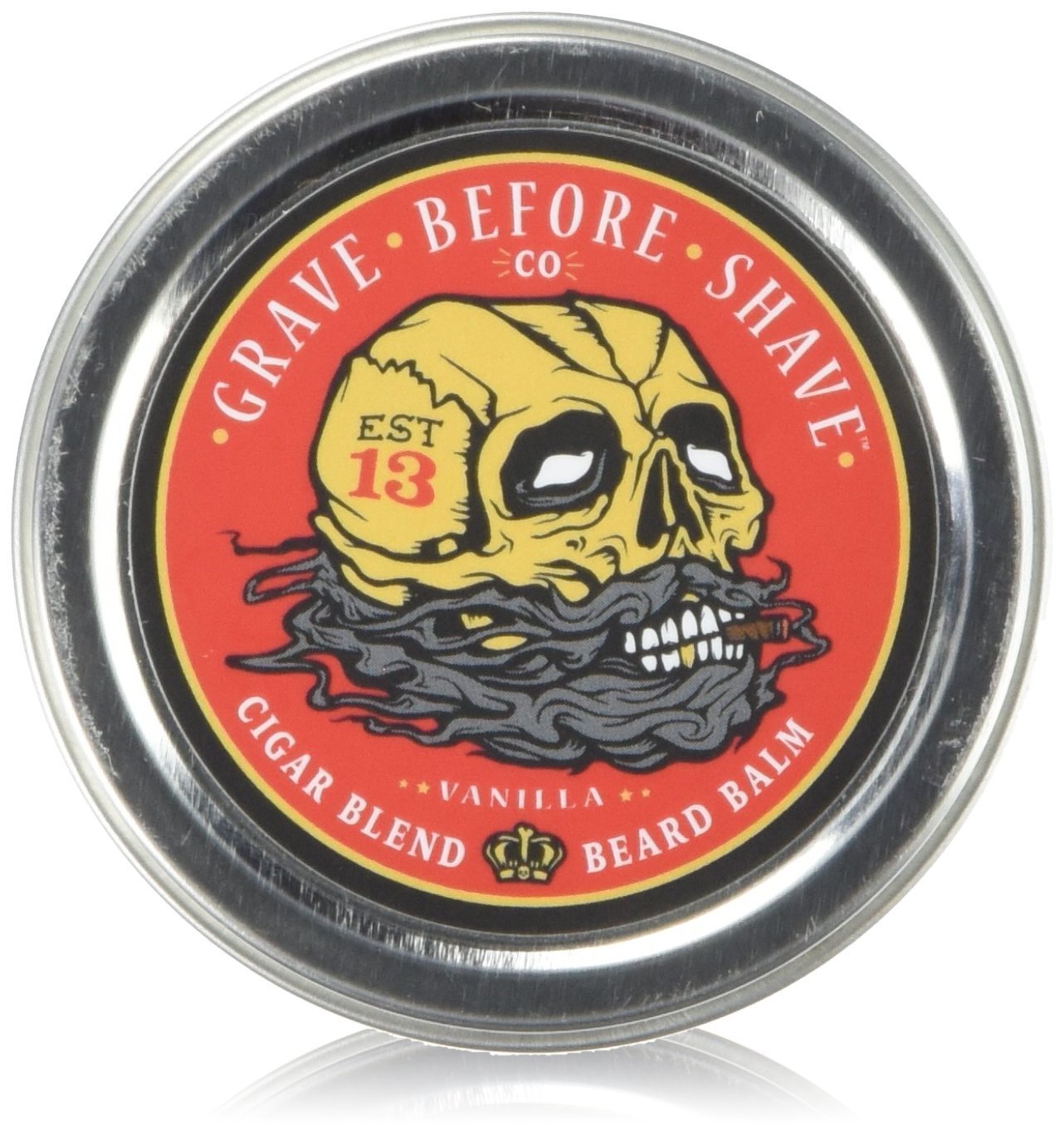 GBS True Man Beard Balm being applied to tame unruly facial hair