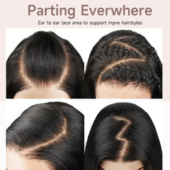 GBUN body-wave lace-front wig full 200 density for voluminous everyday look
