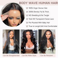 GBUN transparent lace-front cap construction for breathable, seamless fit
