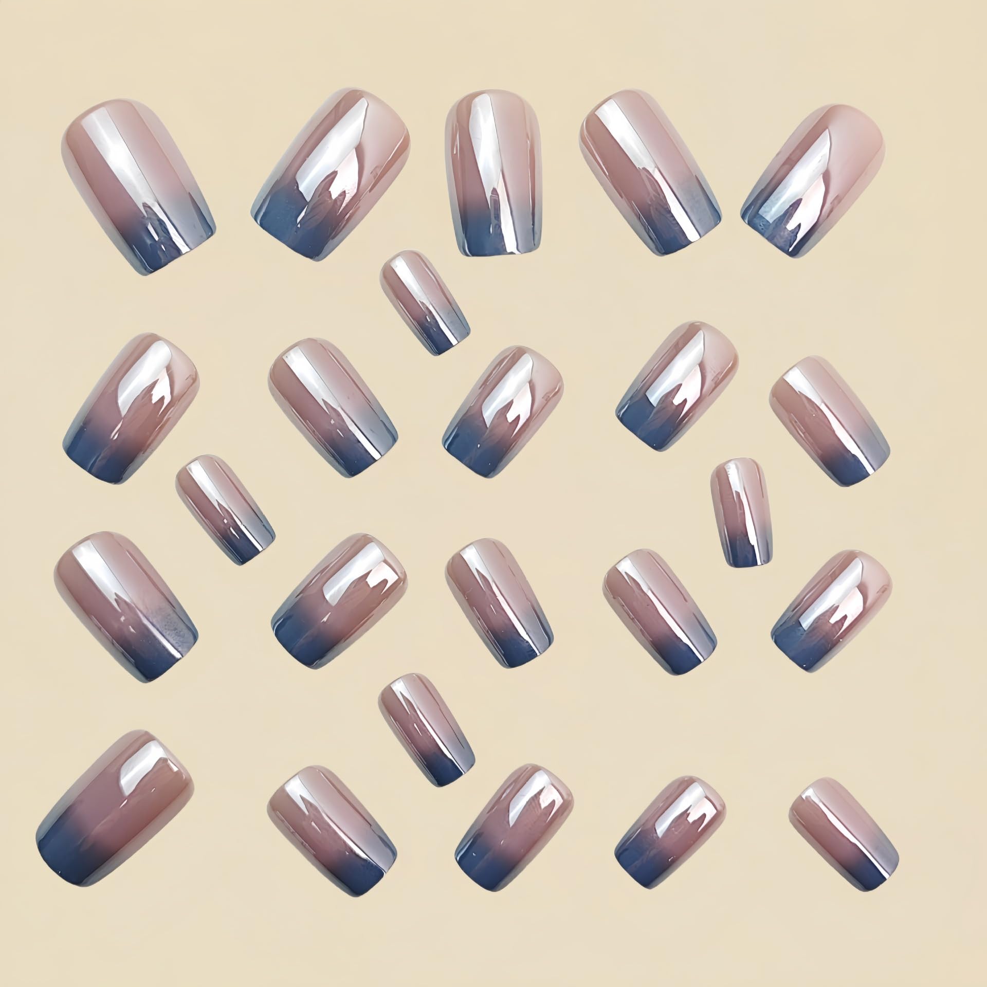 GCSQW glossy full-coverage nails for quick, durable manicures without salon visits.