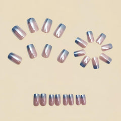 GCSQW silver-gradient tips add edgy style and versatile day-to-night looks.