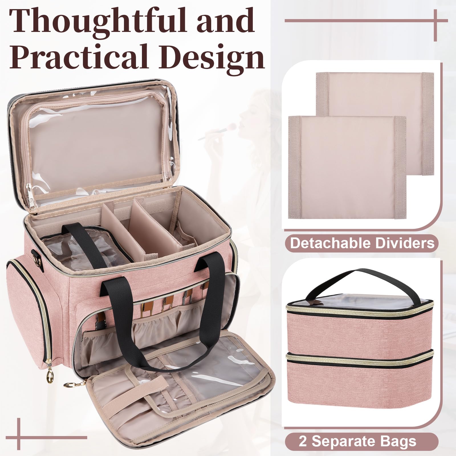 GDNasist dual-handles-strap image emphasizes easy carrying during travel