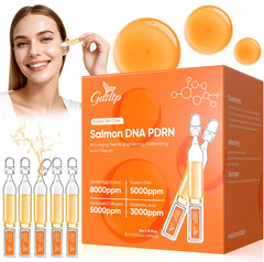 GDTLTP Salmon DNA Serum bottle front for anti-wrinkle and brightness.