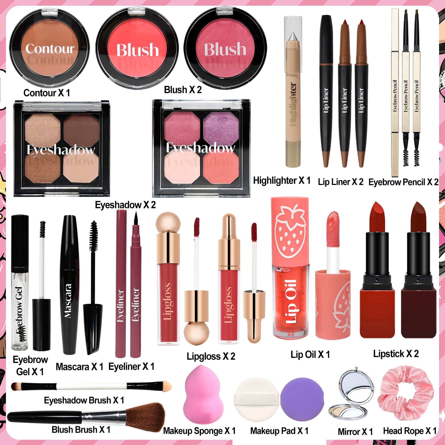 GDWDGJ eyeshadow palette collection for festive, multidimensional looks.