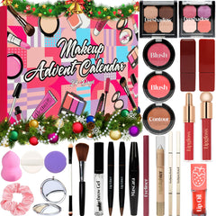 GDWDGJ makeup advent calendar 24-pcs boxes reveal a festive gift-ready countdown for teens