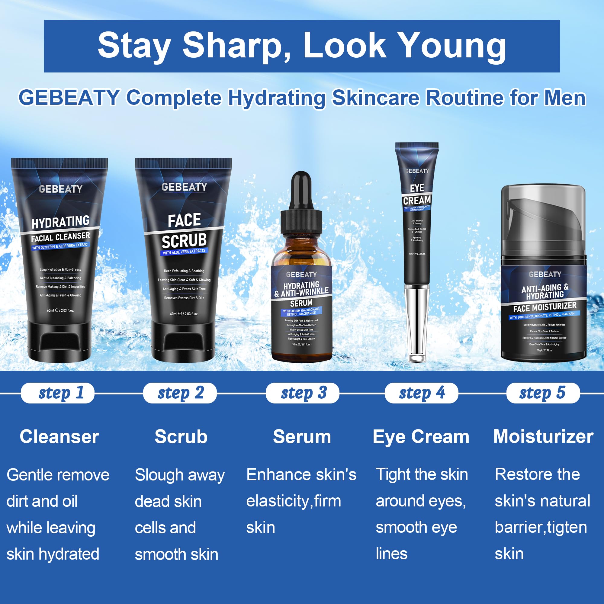 GEBEATY moisturizer jar offers deep hydration for daily comfort.