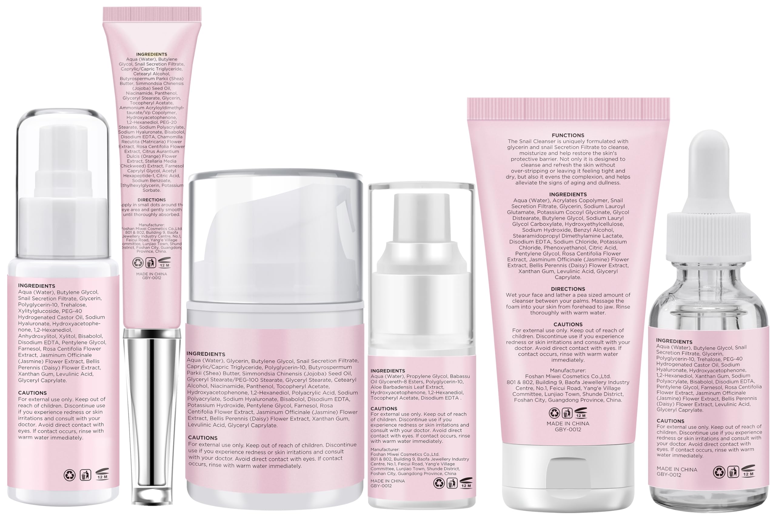 GEBEATY snail mucin kit gift set presents a thoughtful skincare option.