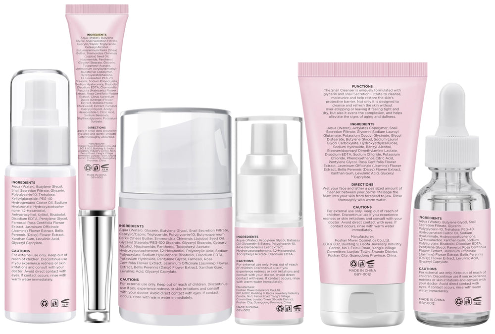 GEBEATY snail mucin kit gift set presents a thoughtful skincare option.