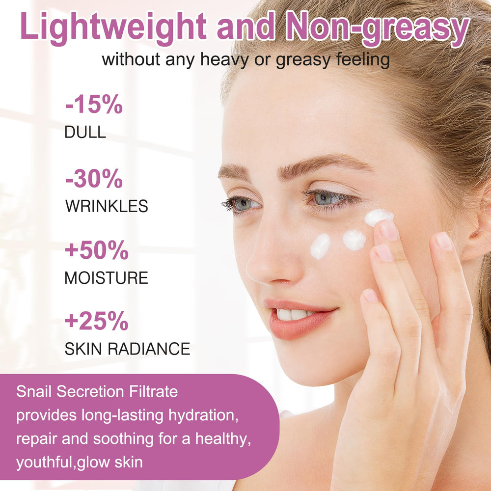 GEBEATY bottle closeup highlights premium snail mucin formula.