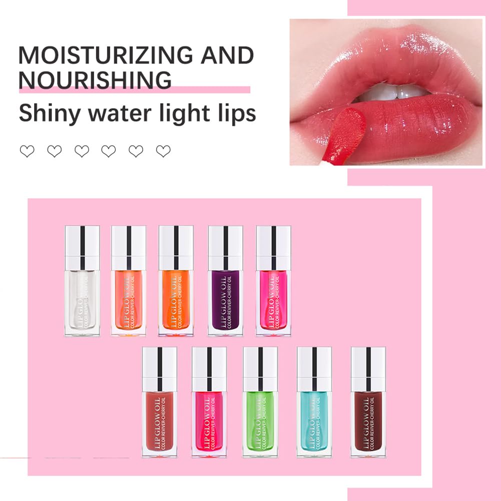 GECOMO Lip Glow Oil pink variant ready for daily wear.