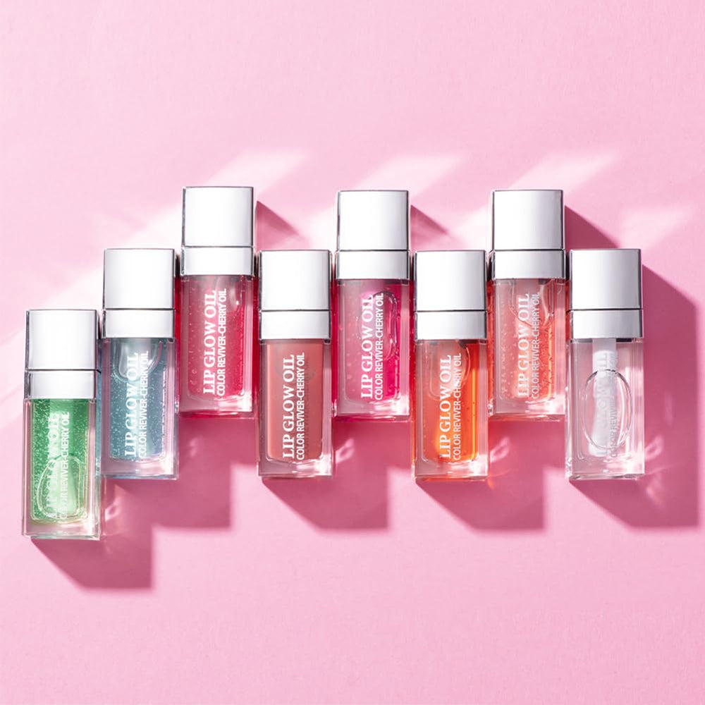 GECOMO Lip Glow Oil rosewood variant provides subtle color and hydration.