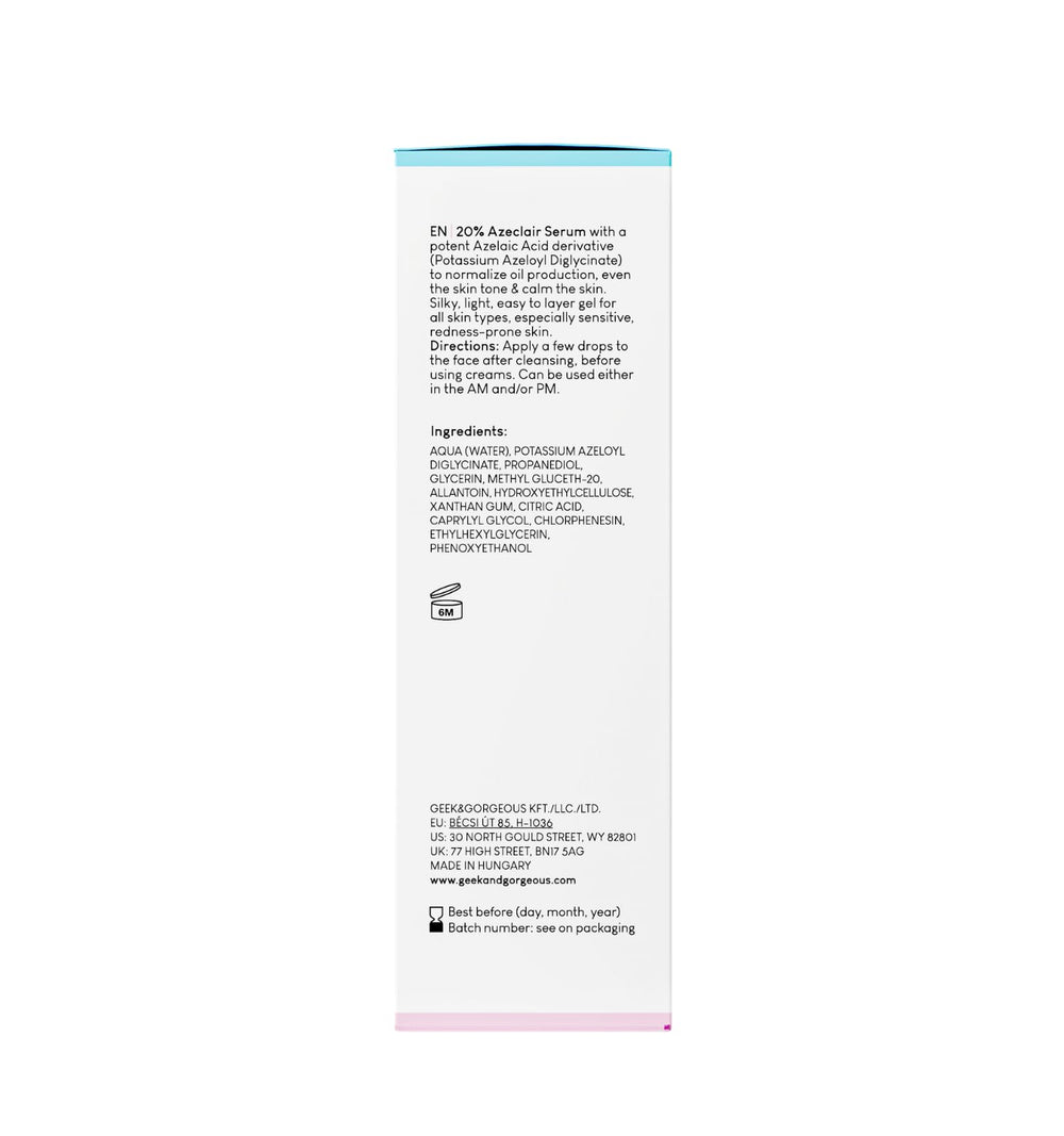 Geek & Gorgeous aPAD on skin during application shows even coverage.