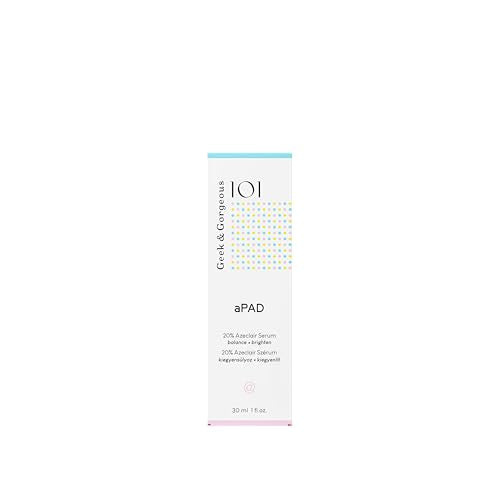 Geek & Gorgeous aPAD serum dropper in action for gentle, even application.