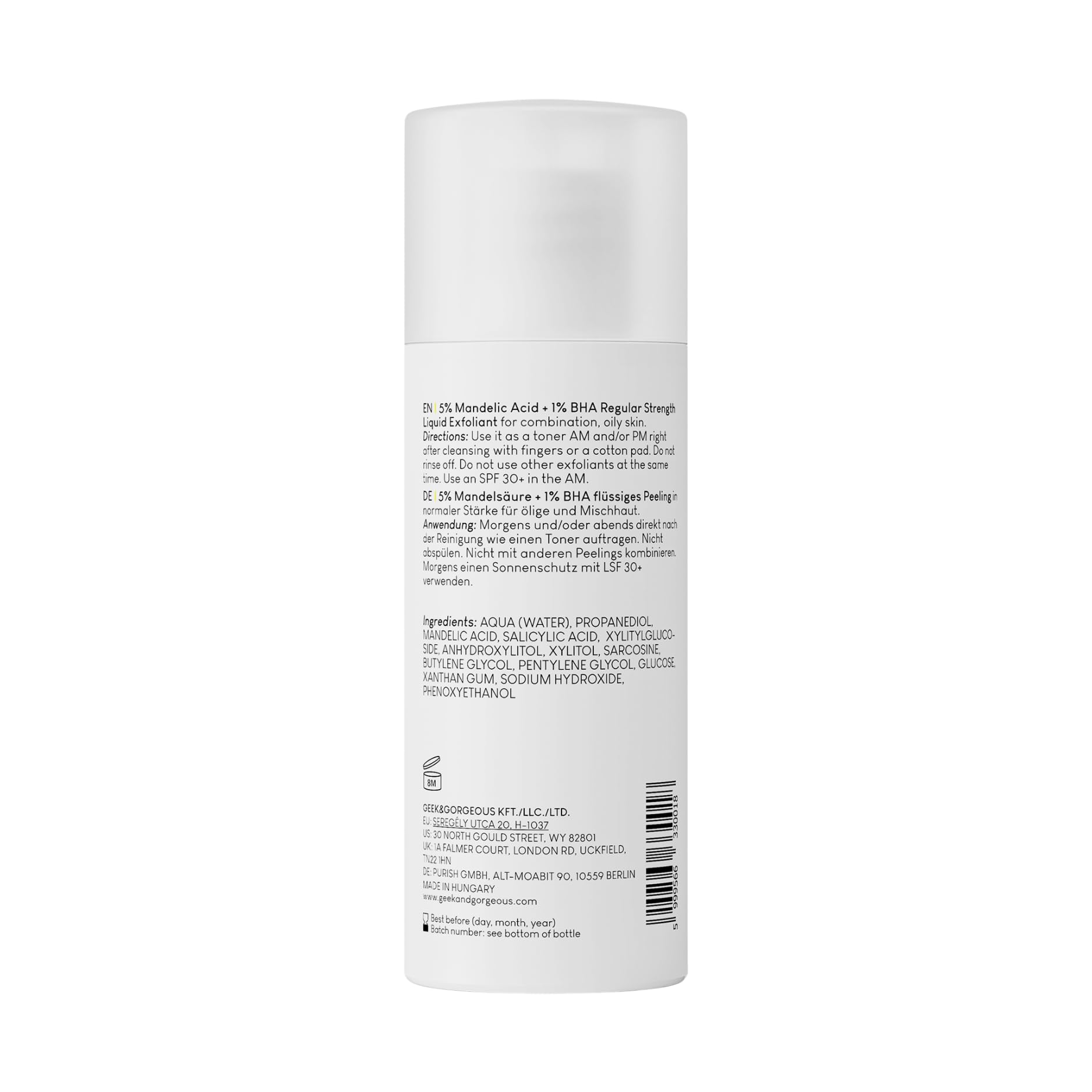 Geek & Gorgeous Cheer Up liquid texture swatch for daily use.