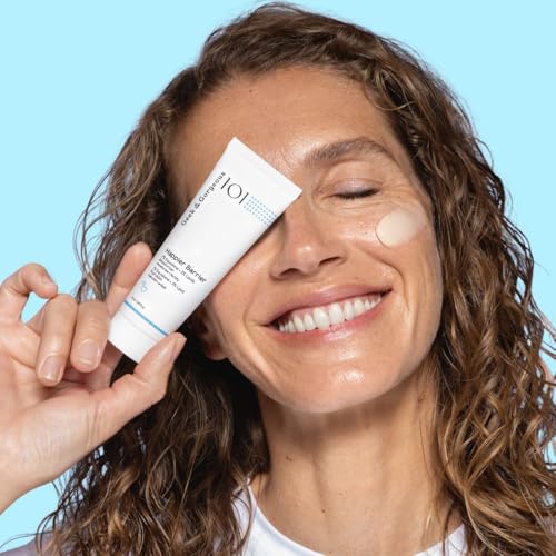 Geek & Gorgeous Happier Barrier barrier-care visual highlights protective skincare support.