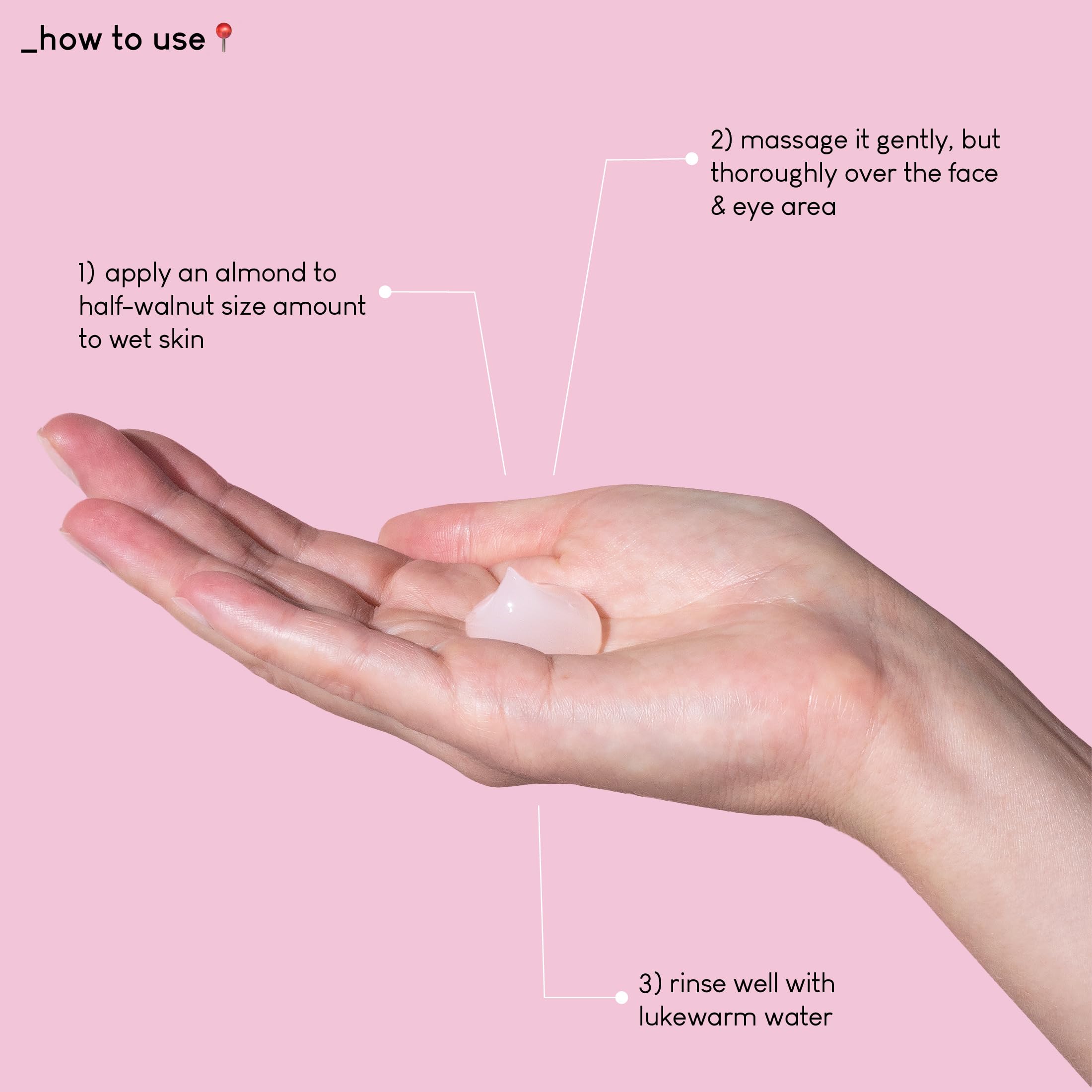 Geek & Gorgeous Jelly Joker makeup-removal in action demonstrates gentle cleansing without irritation.