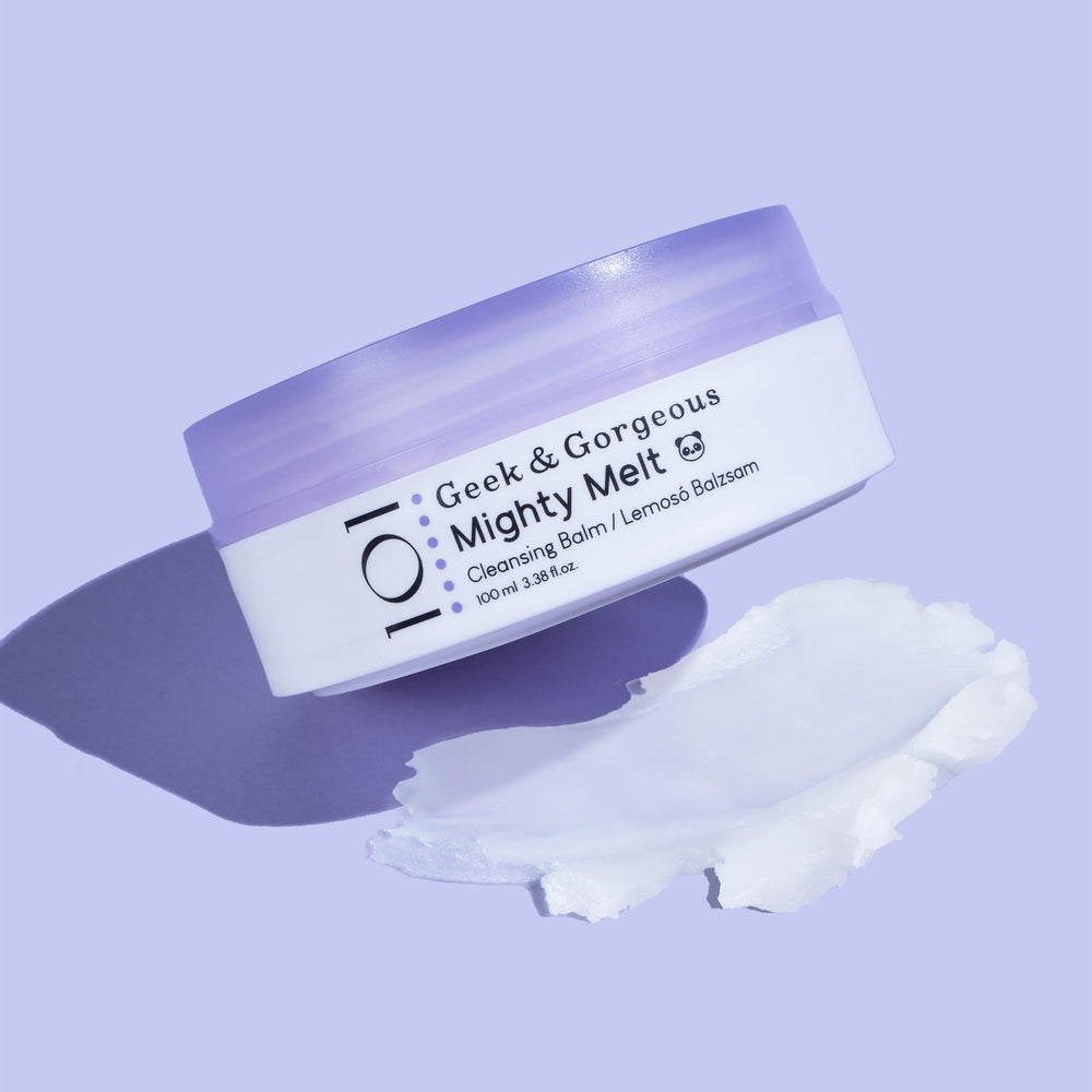 Geek & Gorgeous Mighty Melt is fragrance-free and gluten-free, suitable during pregnancy for gentler routines.