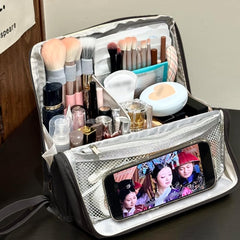 Geelraqaly open layout showing compartments for brushes and small items
