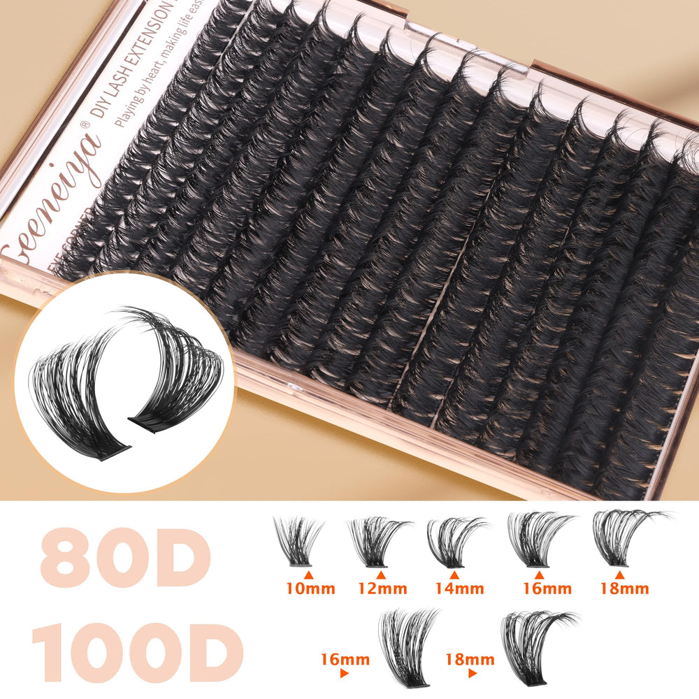 Geeneiya 10-14mm eye corner lashes for subtle inner-corner enhancement.