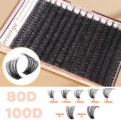 Geeneiya 10-14mm eye corner lashes for subtle inner-corner enhancement.