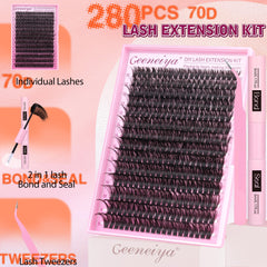 Geeneiya lash bond and seal applies durable hold for clusters