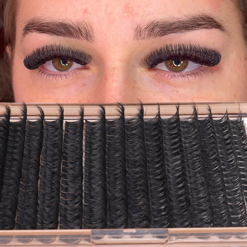 Geeneiya precision lash tweezers offer accurate cluster placement.