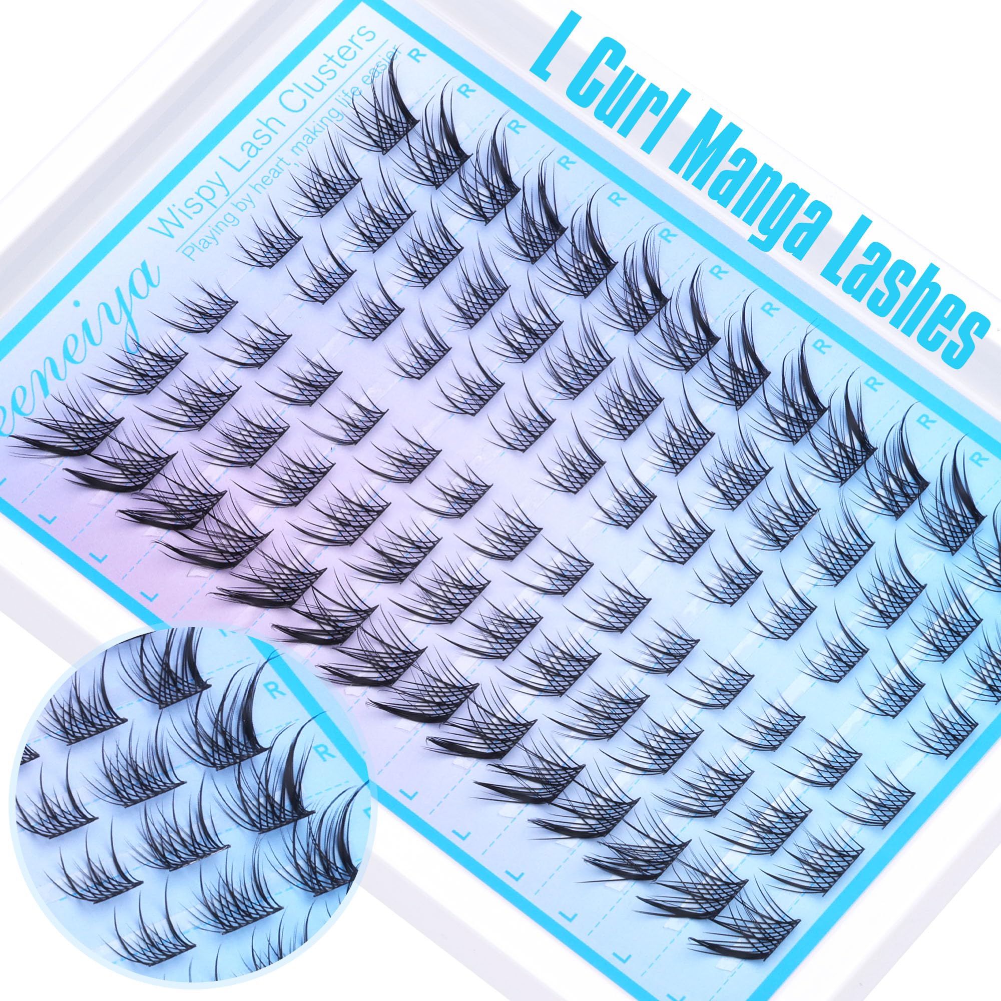 Geeneiya natural-look manga lashes enhance everyday appearance.