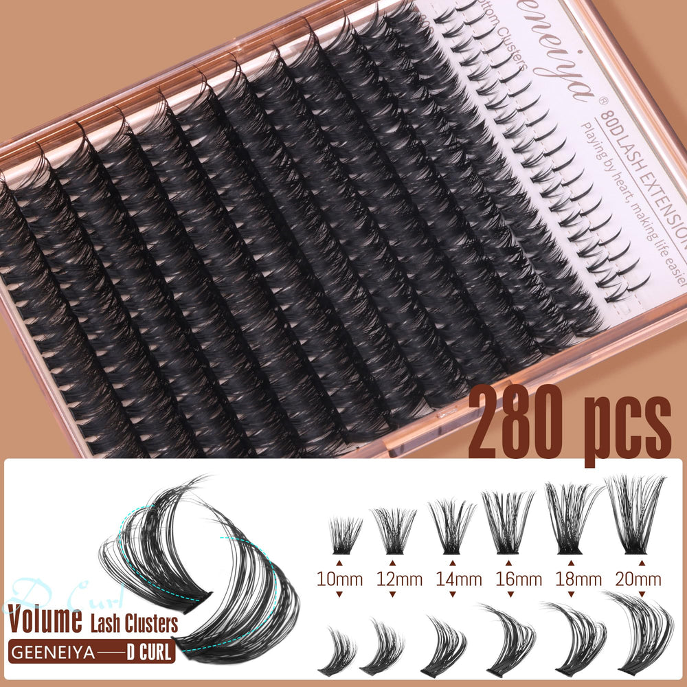 Geeneiya professional lash tweezers for precise placement.