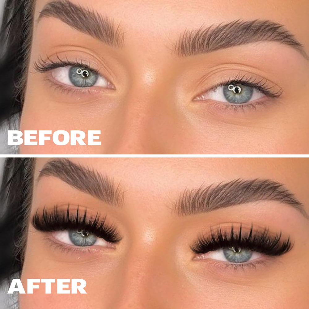 Geeneiya lash bond and seal with tweezers image suggests secure finish and lasting hold.