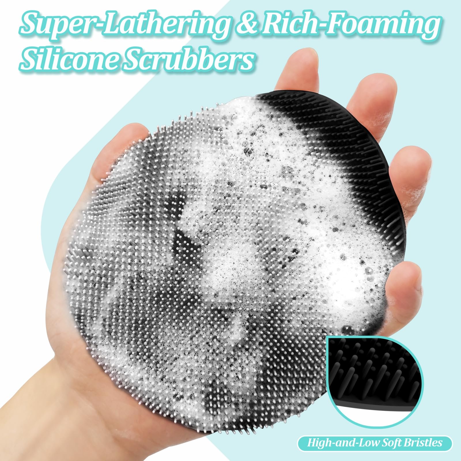 GEENOA silicone is food-grade and easy to rinse for a quick-dry, odor-free routine.