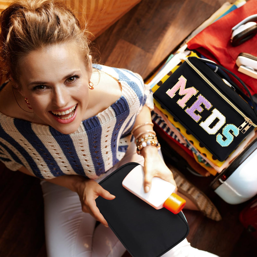 Geetery Meds Bag contents display showcases practical storage options.