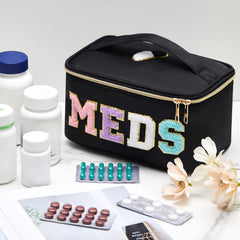 Geetery Meds Bag handle provides easy portability on the go.