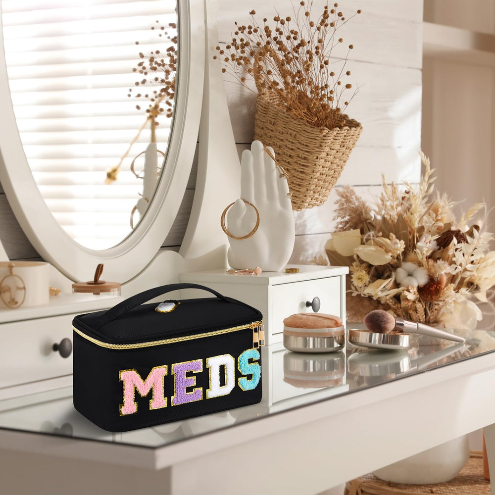 Geetery Meds Bag demonstrates versatile travel-ready design for bags and purses.