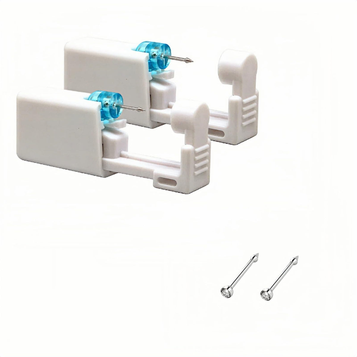 Geettcaifu 2-pack nose piercing gun for easy at-home piercings and quick setup.