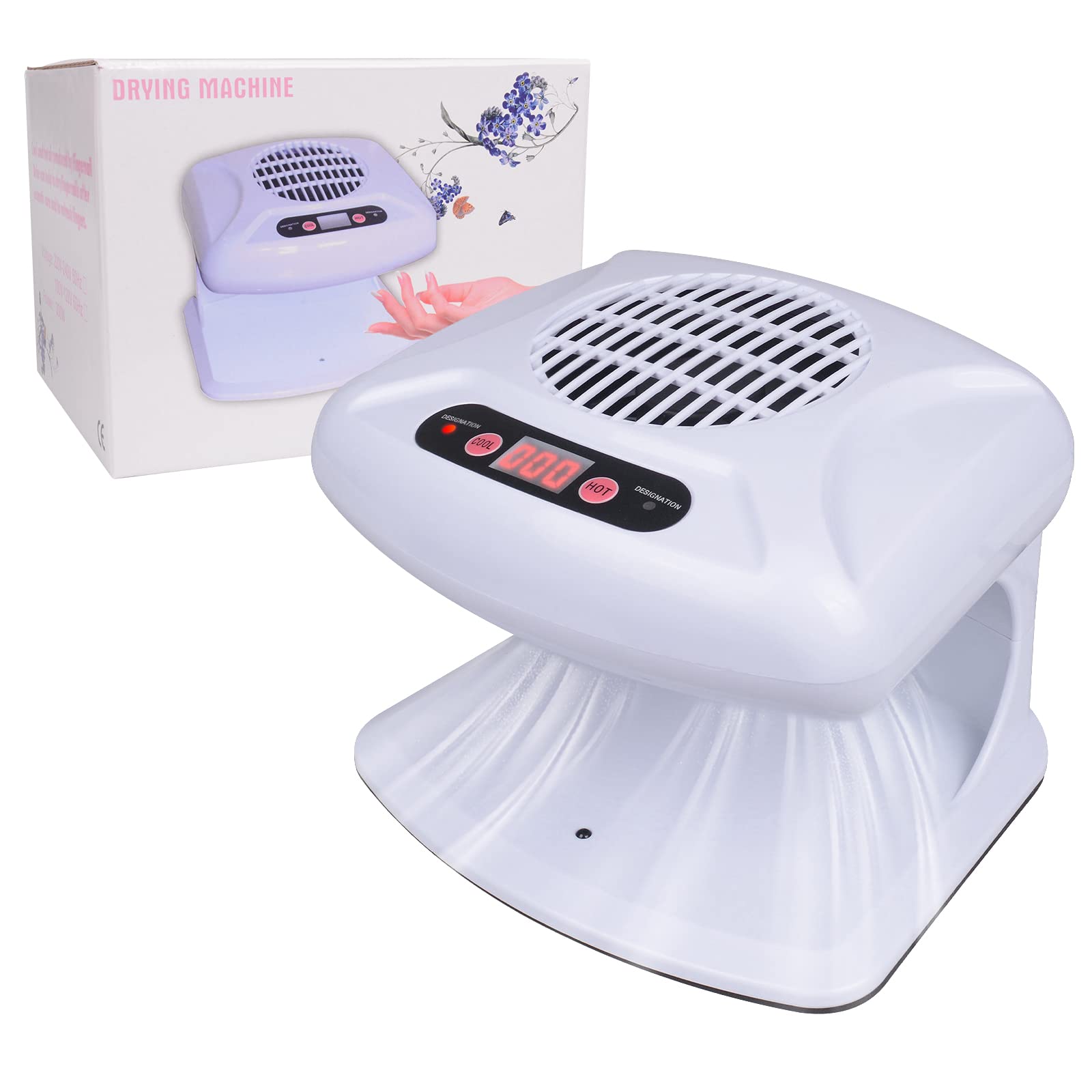 Gegong Air Nail Dryer front view shows compact home salon convenience for quick polish dry
