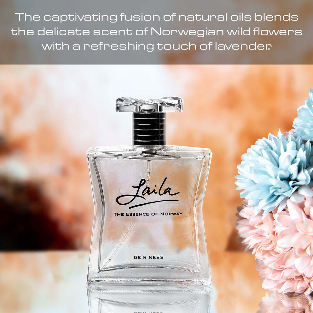 Geir Ness Laila luxe atomizer ensures smooth, even application.
