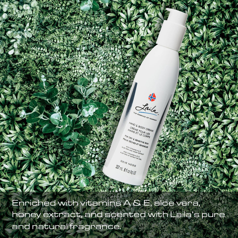 Geir Ness Laila Vitamin A and E support healthy-looking skin.