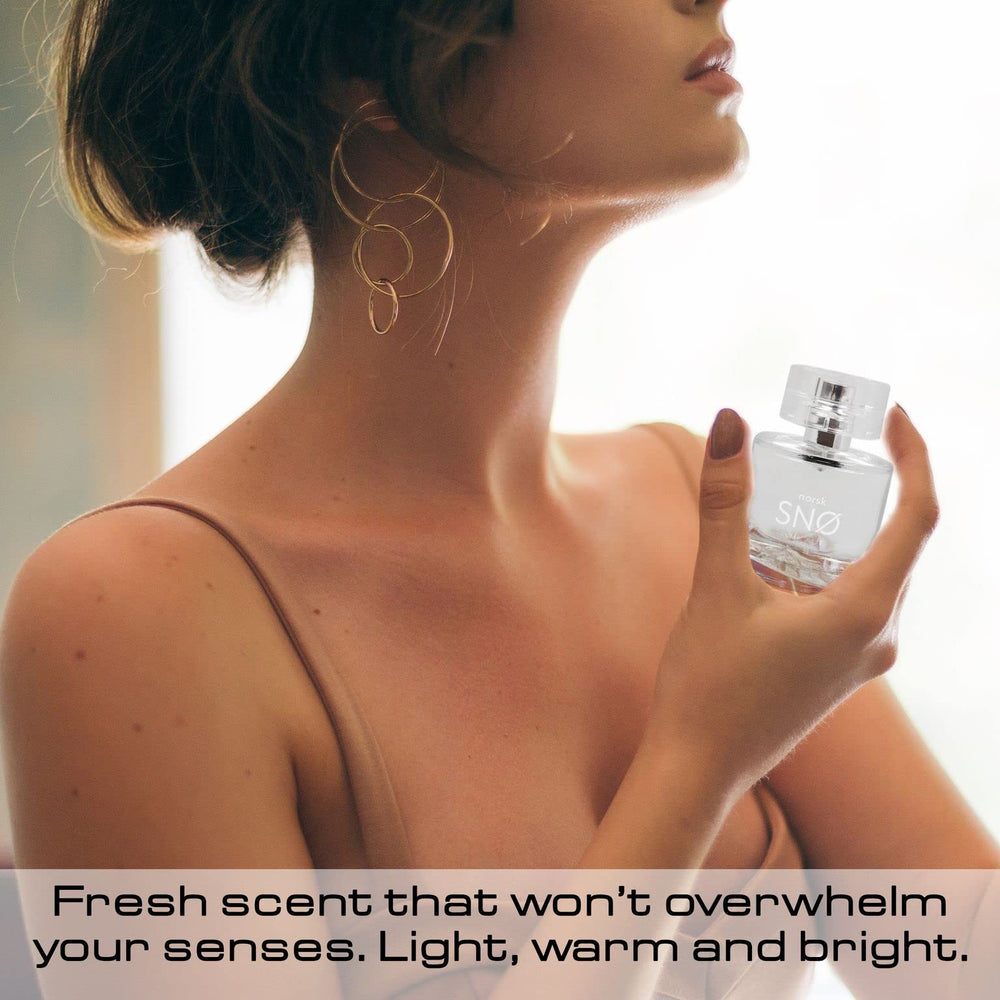 Geir Ness Norsk Sno EDP with gold cap emphasizes unisex versatility for daily wear.