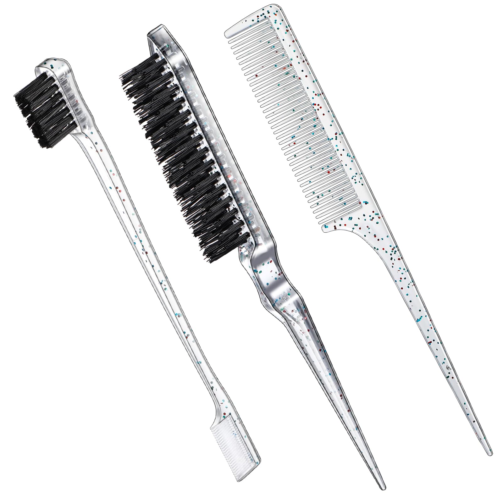 Geiserailie 3pc packaging showcases a compact travel-ready slick back kit